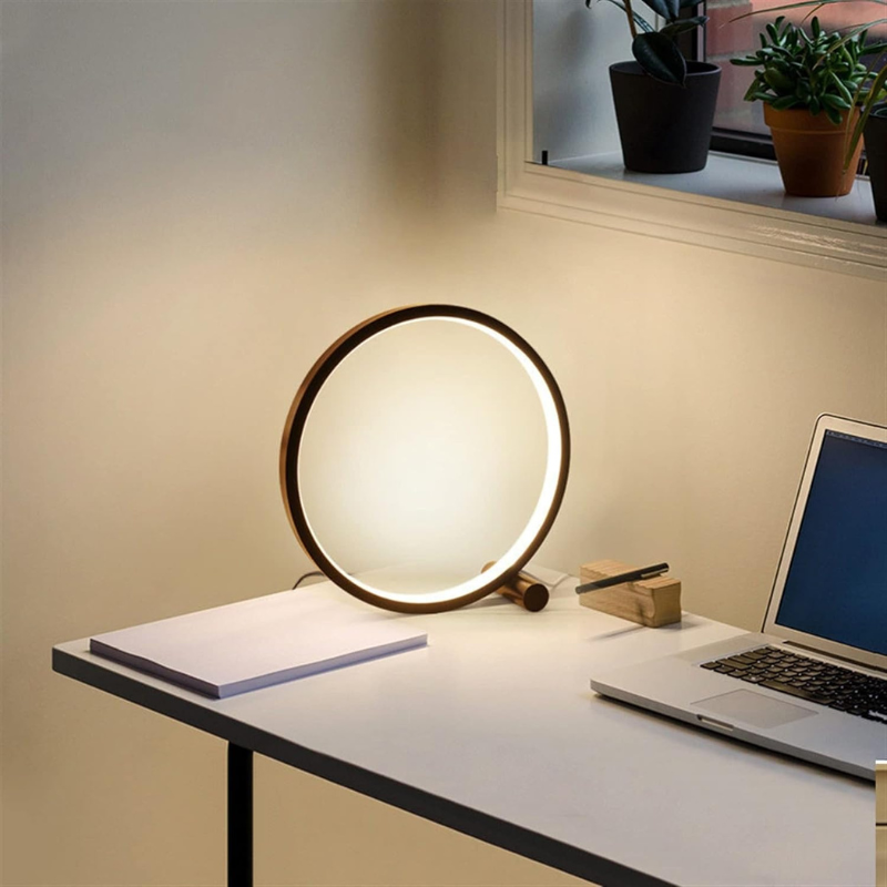 Abajur de Mesa Moderno Led Circular