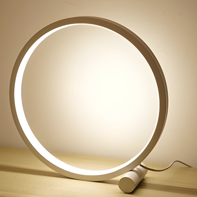 Abajur de Mesa Moderno Led Circular