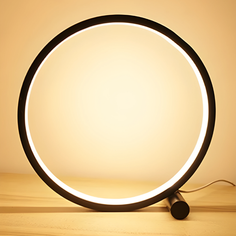 Abajur de Mesa Moderno Led Circular