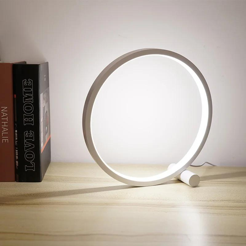 Abajur de Mesa Moderno Led Circular