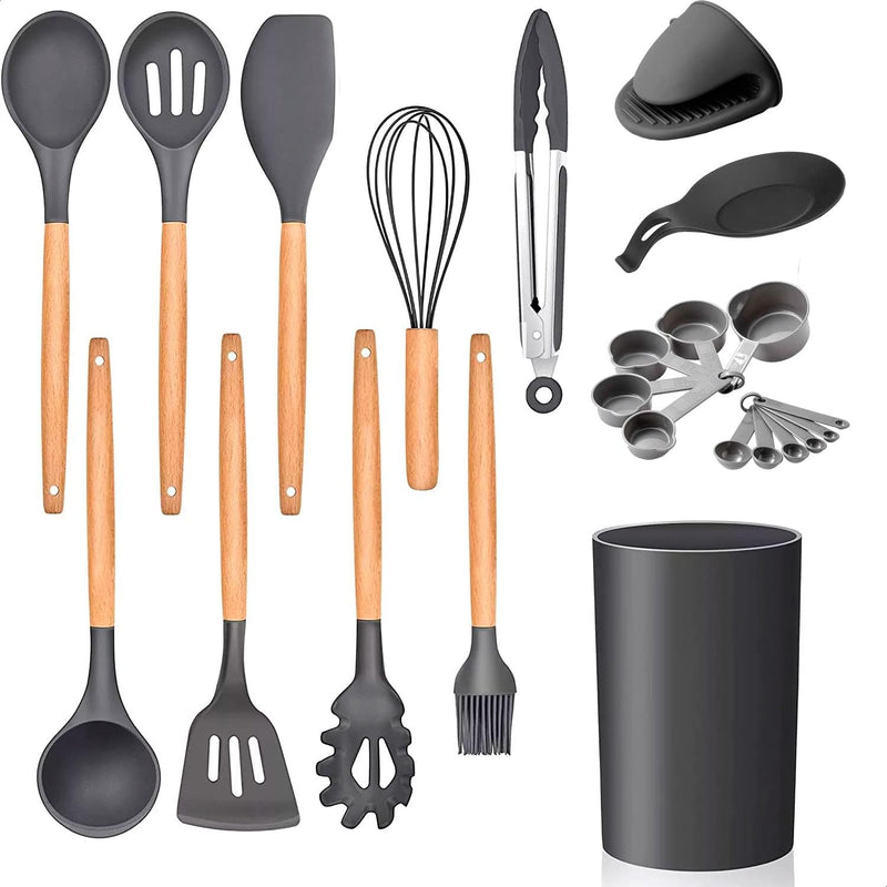 Conjunto De Utensílios De Silicone; Jogo De Utensílios Silicone; Conjunto De Cozinha Silicone