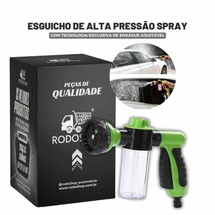 Esguicho De Alta Pressão Lava Jato Spray Portátil Multiuso