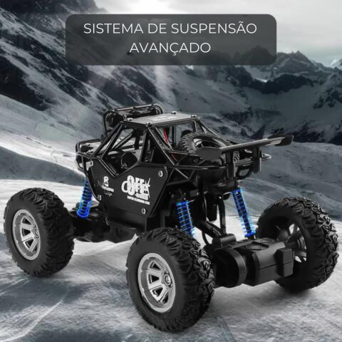 Carrinho De Controle Remoto Off-Road Resistente