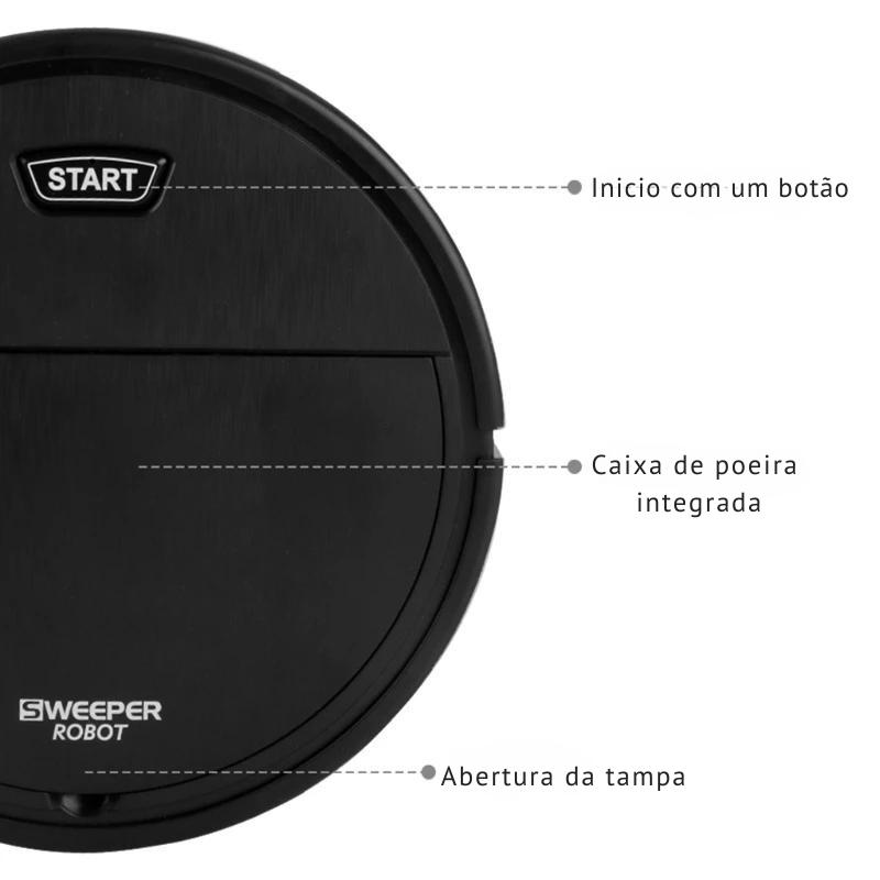 Robô Aspirador Xiaomi, Robô Aspirador Wap, Robô Aspirador, aspirador sem fio portatil