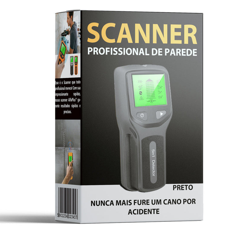 Scanner Profissional de Parede Para Metais Cano PVC Madeira e Fiação