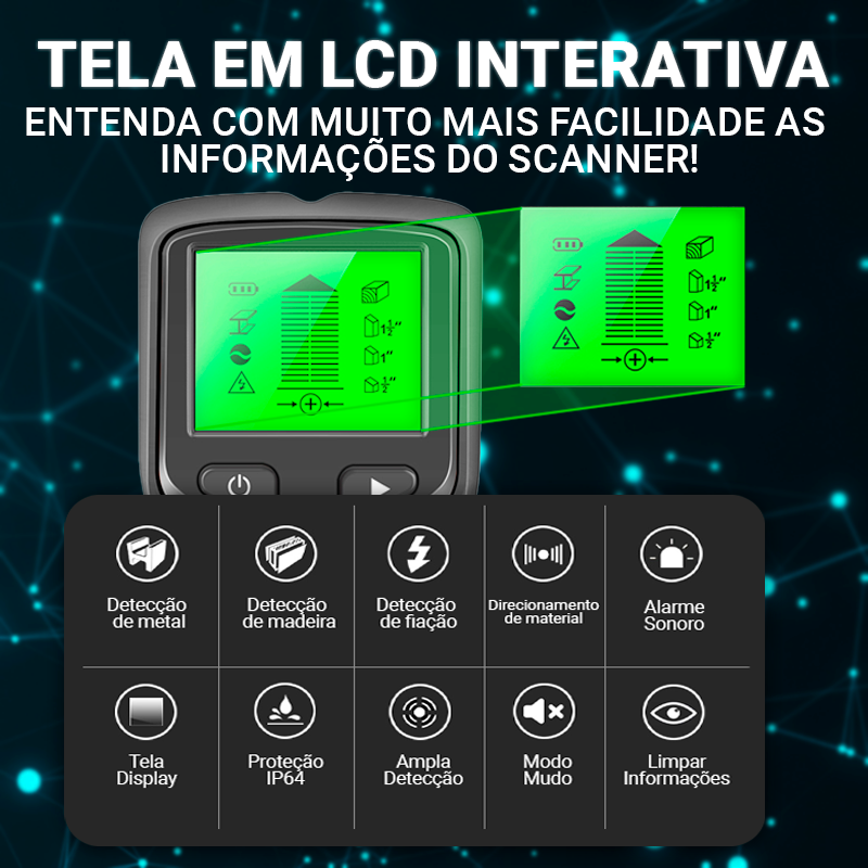 ferramenta, detector de vigas, detector de ferros, detector de canos