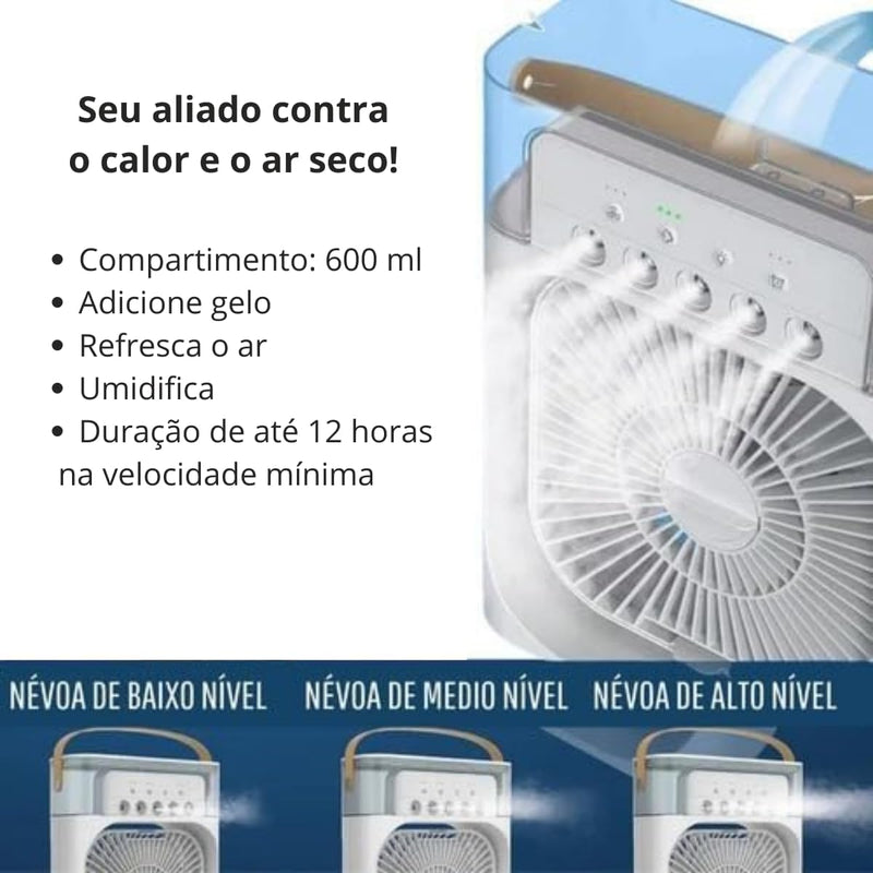 Ventilador De Mesa Com Umidificador